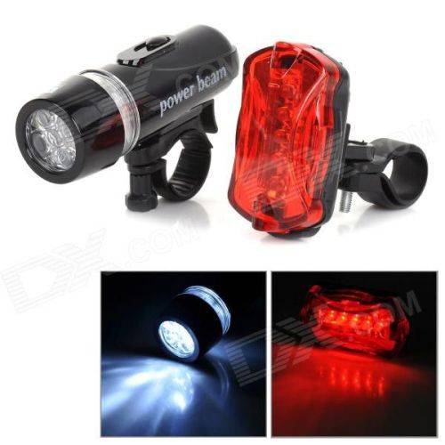 Power Beam Bike Headlight and Back Light